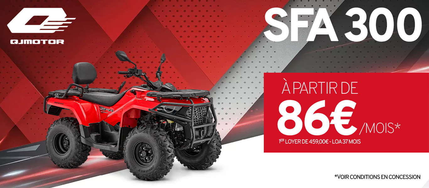 QJMOTOR SFA 300 — à partir de 86 €/mois*
