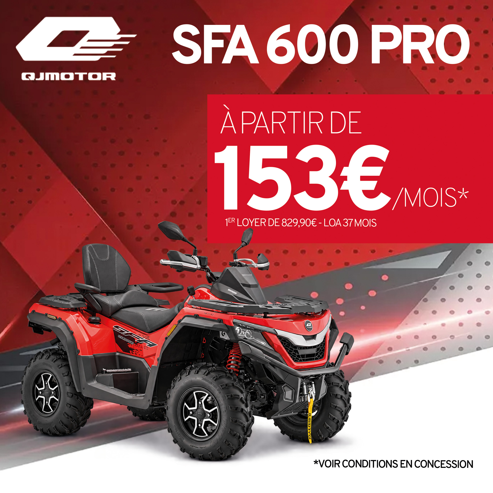 QJMOTOR SFA 600 PRO à partir de 153 €/mois*