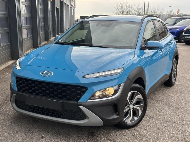Théobald Occasion Hyundai Kona SUV hybride bleu